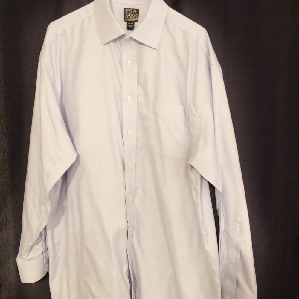 Blue JoS. A. Bank Signature Collection Dress Shirt